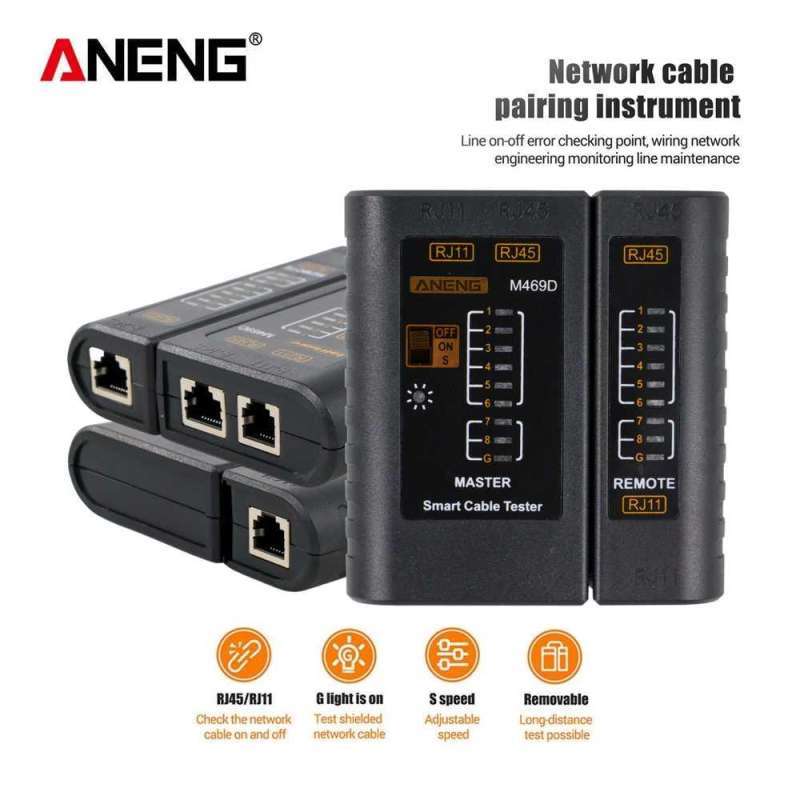 Tester Routerów Jual Tester Kabel Jaringan Network Internet Telepon Rj45 Rj11 M469d ...