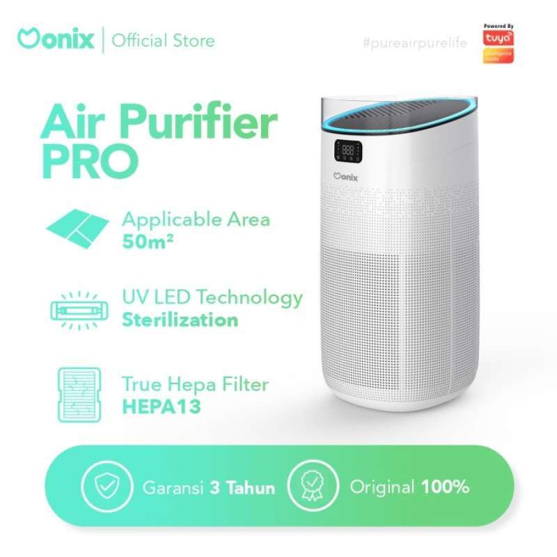 Promo Onix Air Purifier Pro Penyaring Udara With Hepa Filter Up To 50m2