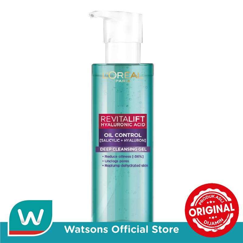 Jual L'oreal Revitalift Hyaluronic Acid Oil Control Deep Cleansing Gel