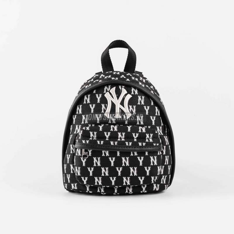 Jual Mlb Korea Monogram Mini Backpack Ny Yankees Black (100 Jual Mlb Korea Monogram Mini Backpack Ny Yankees Black (100