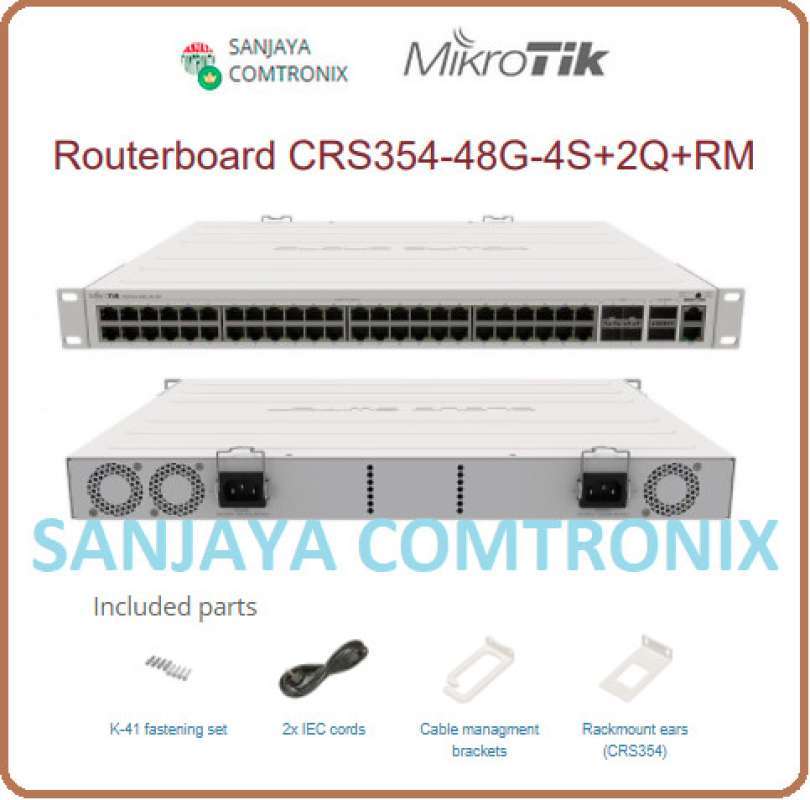 Promo Mikrotik Crs354-48g-4s+2q+rm Cloud Routerboard Switch 48-port ...