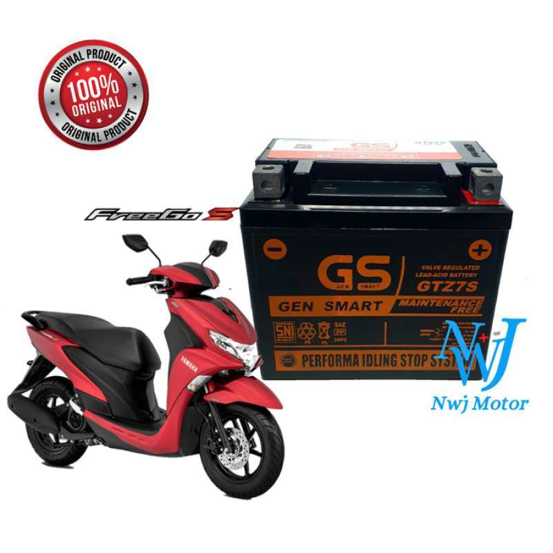 Promo Aki Motor Yamaha Freego S Lexi Gtz7s Gtz6s Ytz7s Gs Mf Aki Kering