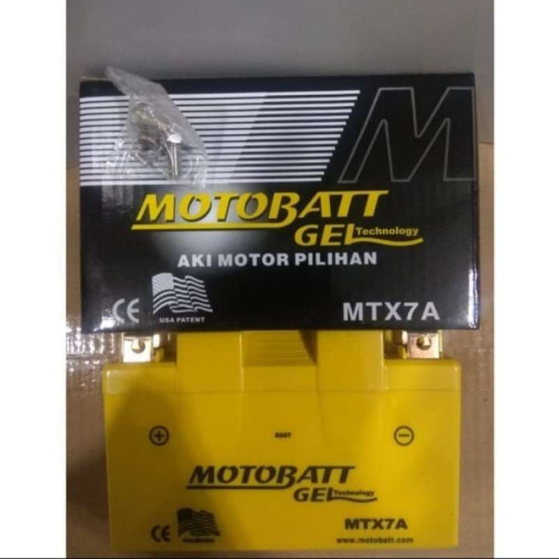 Promo Aki Motobatt Mtx7a Original Aki Kering Gel 12v 7ah Diskon 33% Di