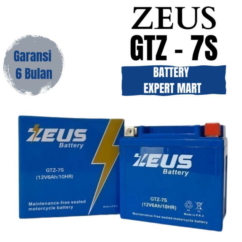 Promo Aki Motor Honda Scoopy Iss Zeus Gtz7s Accu Kering Mf Diskon 33%
