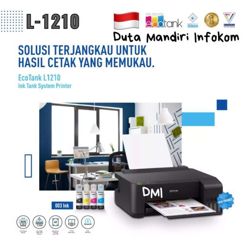Promo Epson Ecotank L1210 - A4 Ink Tank Printer [pengganti Epson L1110 ...