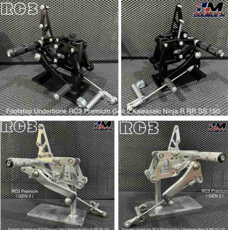 Promo Footstep Step Underbone Rc3 Premium Gen 2 Kawasaki Ninja R Rr Ss