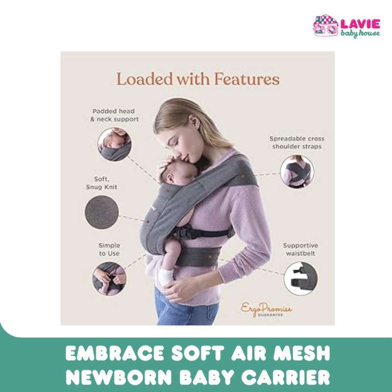Jual Ergobaby Embrace Soft Air Mesh Newborn Baby Carrier Di Seller