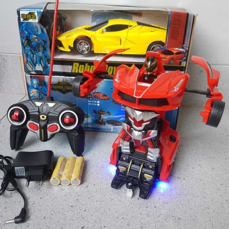 Promo Mainan Mobil Remote Control Transformer Rc Car Mobil Robot