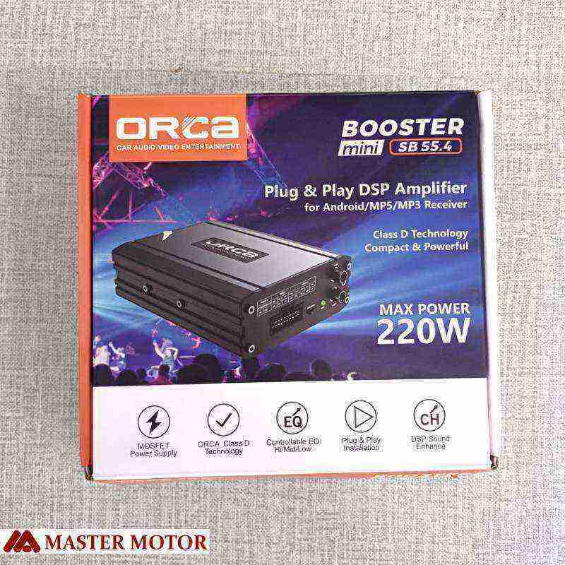 Jual Dsp Orca Booster Mini Power Amplifier Sb 55.4 Plug And Play Max ...