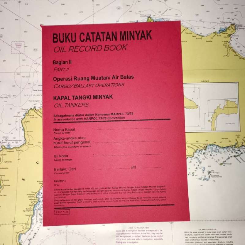 Promo Oil Record Book Part 2 Oil Tanker / Buku Catatan Minyak Bagian 2