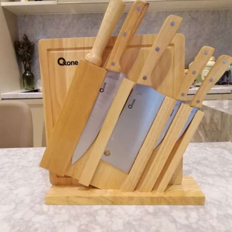 Jual Oxone 95 Wooden Knife Set Oxone Pisau Dapur Di Seller Mega ...