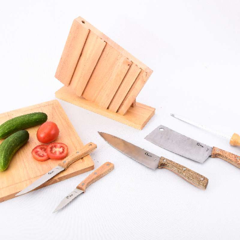 Jual Oxone 95 Wooden Knife Set Oxone Pisau Dapur Di Seller Mega ...