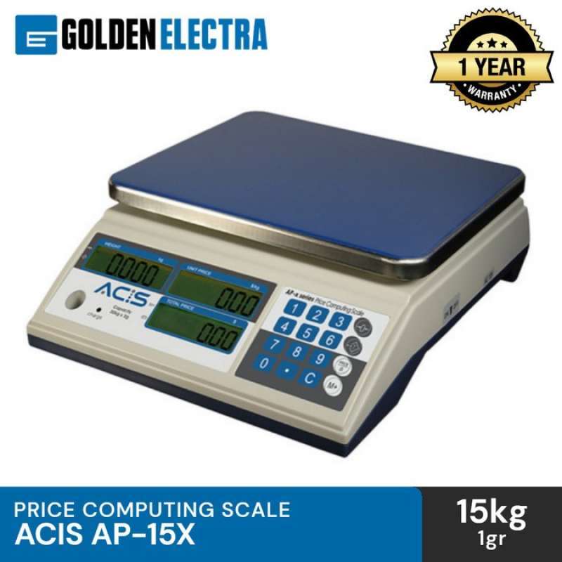Promo Timbangan Harga Digital 15kg Acis / Ap-15x, Price Computing Scale ...