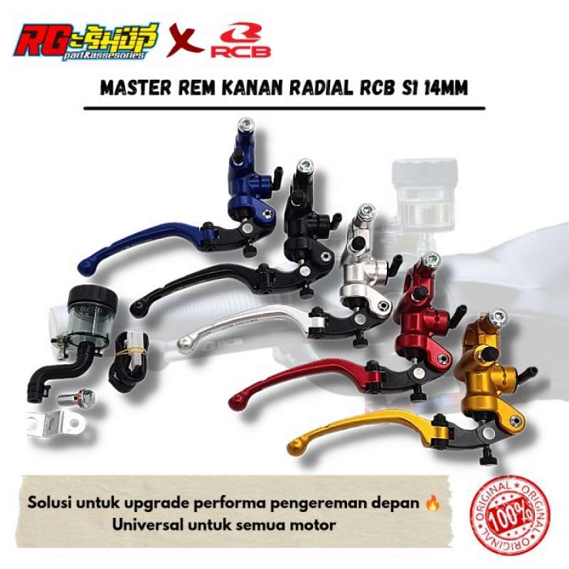 Promo Master Rem Kanan Rcb Racing Boy Radial S1 14mm Vario Baru ...