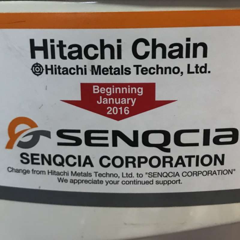 Promo Roller Chain Senqcia / Hitachi Rs 60 1 ( Rantai Jepang ) New