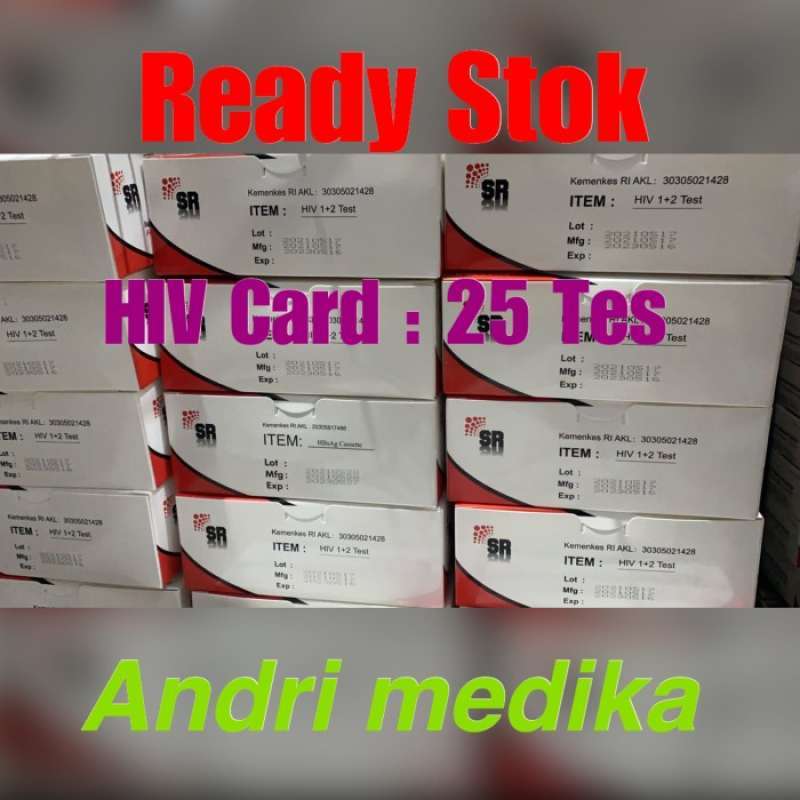 Promo Hiv Card 1/2 Nova Tes Isi 25 Test Diskon 23 Di Seller Devide