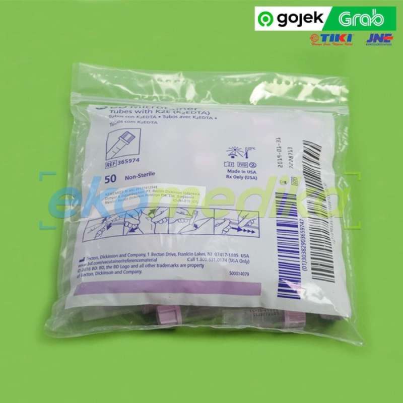 Promo Tabung Microtainer Edta 0.5 Ml Bd 365974 Micro Tube Microgard 0 ...