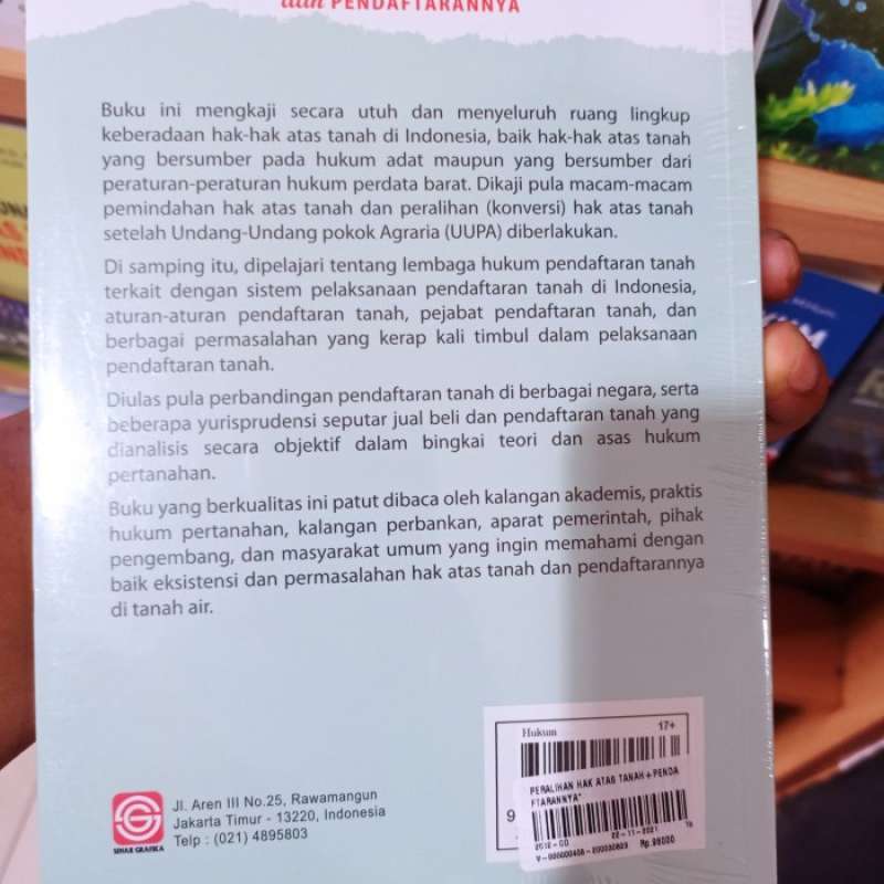 Promo Buku Peralihan Hak Atas Tanah Dan Pendaftarannya. Adrian Sutedi ...