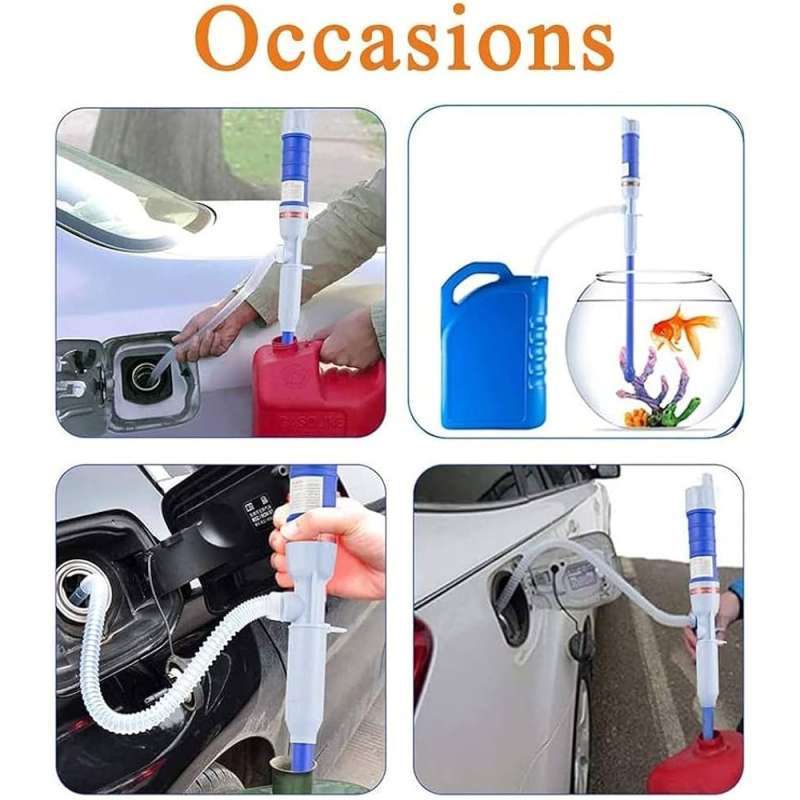 Pompa Sedot Cairan Baterai Bahan Bakar Minyak Bensin Air Aquarium Liquid  Alat Genggam Elektrik Transfer Menyedot Portable