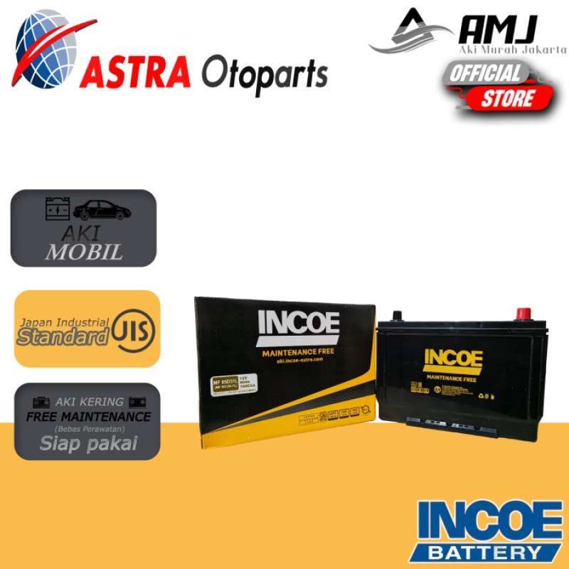 Promo Aki Mobil Land Cruiser Nx120-7l / 95d31l Incoe Mf Astra 80ah