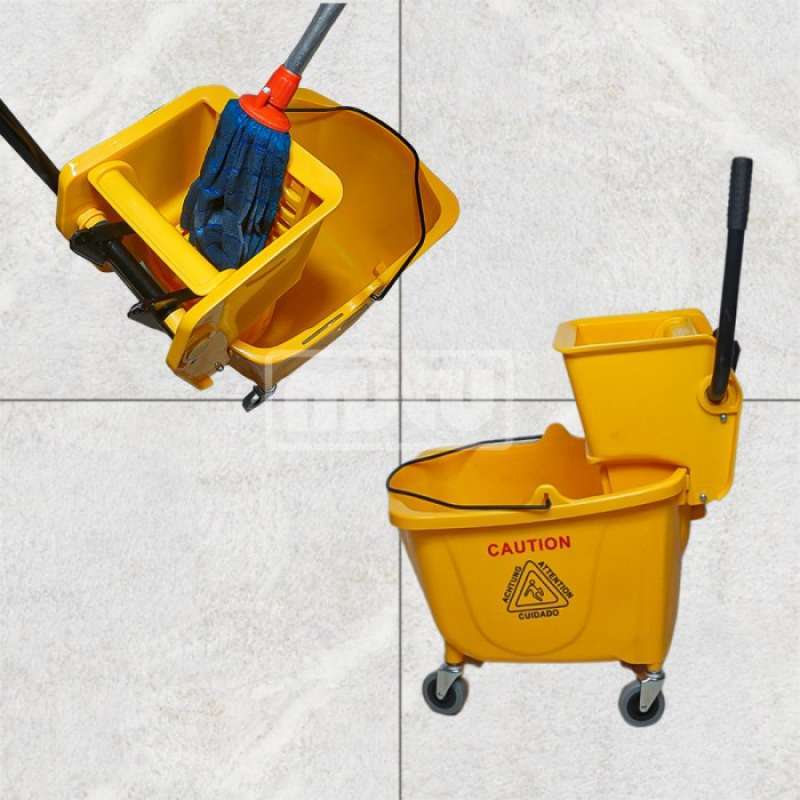 Promo Single Bucket Dengan Roda Janitor Pel Untuk Cleaning Service