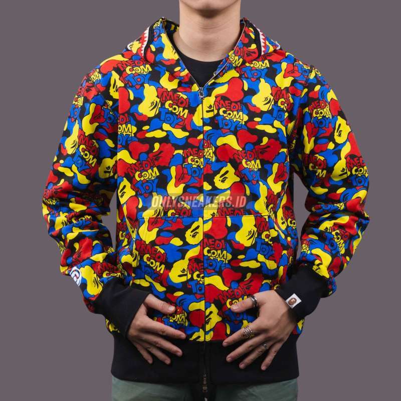 Jual Bape X Medicom Toy Bearbrick Shark Full Zip Hoodie 100 Authentic Di Seller Onlysneakers Ruko Centre Point Kota Medan Blibli