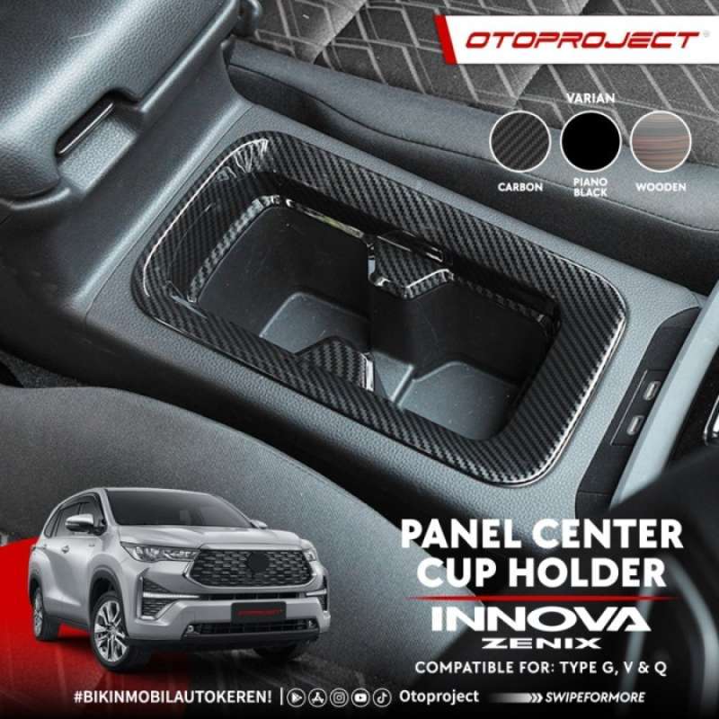 Promo Panel Center Cup Holder Otoproject All New Innova Zenix 2022 ...