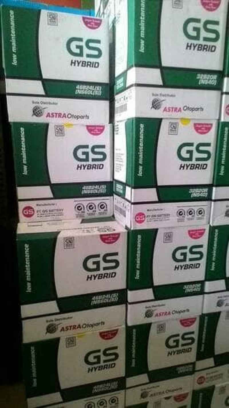 Promo Aki Mobil Alphard, Gs Astra Hybrid 55d23l Aki Basah Diskon 6% Di