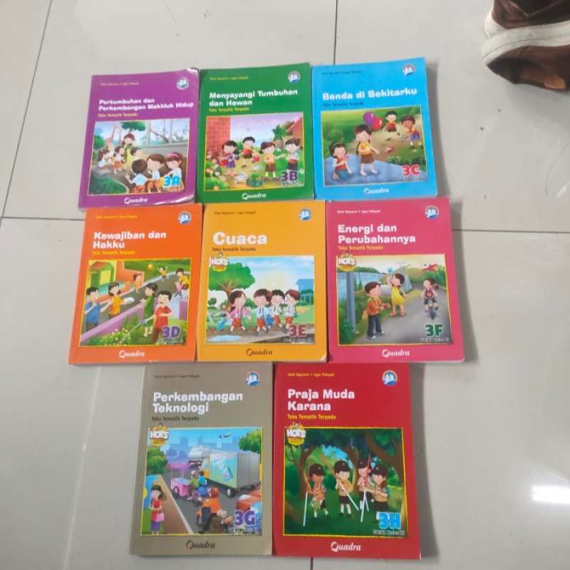 Promo Buku Paket Tematik Terpadu Kelas 3 Sd K13 Quadra Diskon 24% Di ...