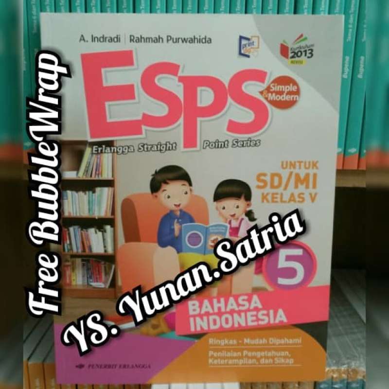 Promo Buku Esps Bahasa Indonesia Kelas 5 Sd Kurikulum 2013 Diskon 29% ...