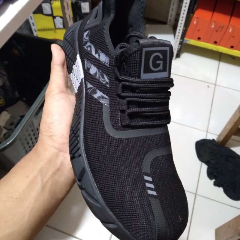 Promo Sepatu Safety Shoes Model Sport (top02) Ringan (ujung Besi) 38