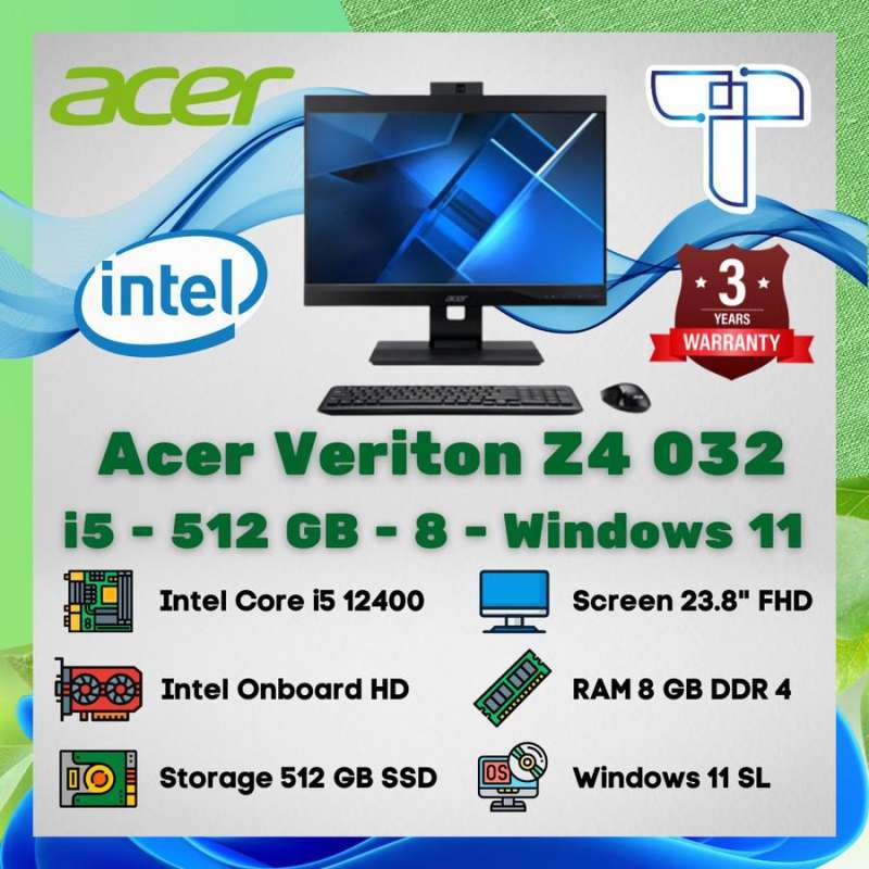 Acer All In One VERITON Z4714GT 23,8" Intel Core I7-13700 16 GB RAM 512 GB SSD