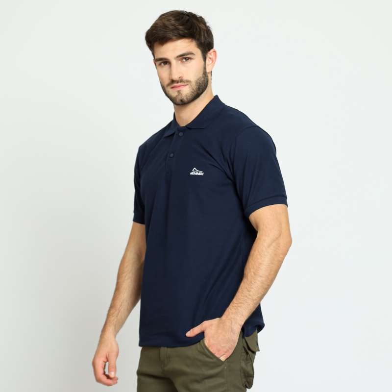 HEMMEH Polo Shirt Navy Polos Kaos Wangki Navy Polos Kaos Polo Pria Navy  Polos