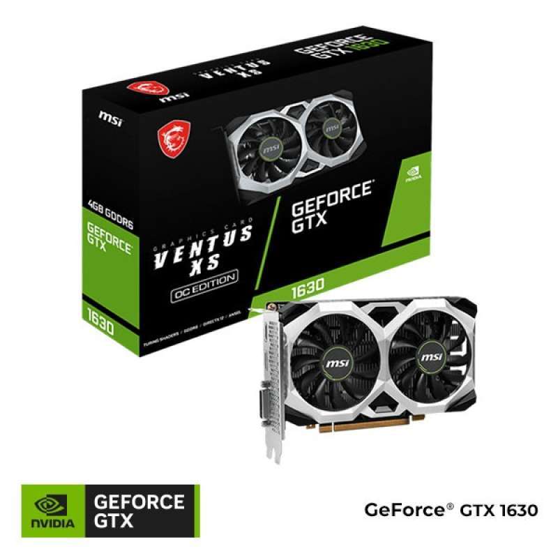 Jual Vga Card Msi Geforce Gtx 1630 Ventus Xs 4g Oc - 4gb Gddr6 Di ...