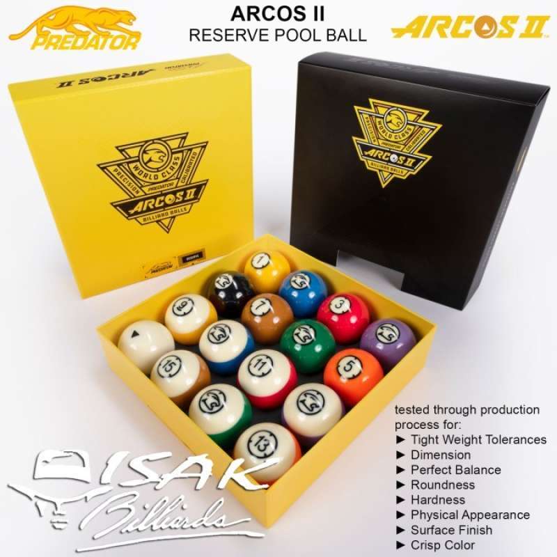 Jual Predator Arcos Ii 9ball Replacement Bola Eceran Billiard Pool