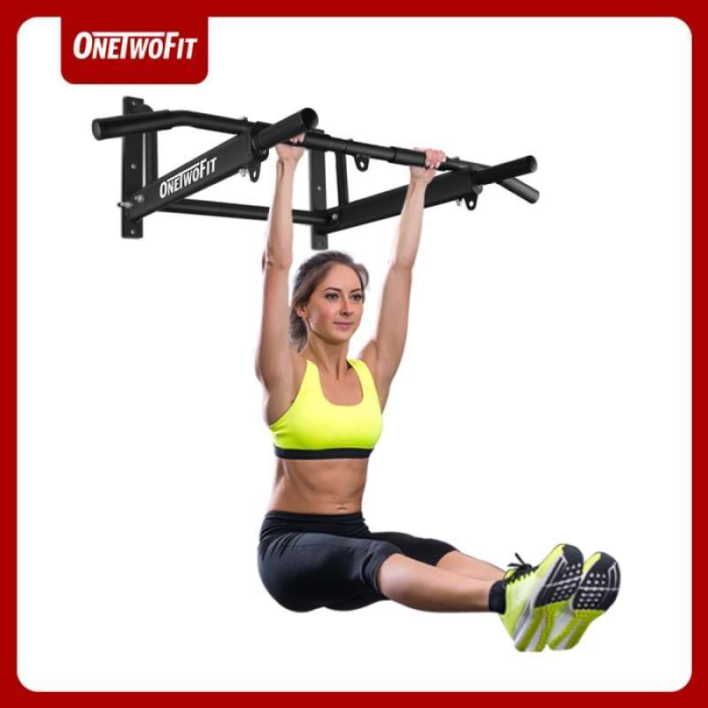 Wall Mount Pull Up Bar OneTwoFit Wall Mounted Pull Up Bar With
