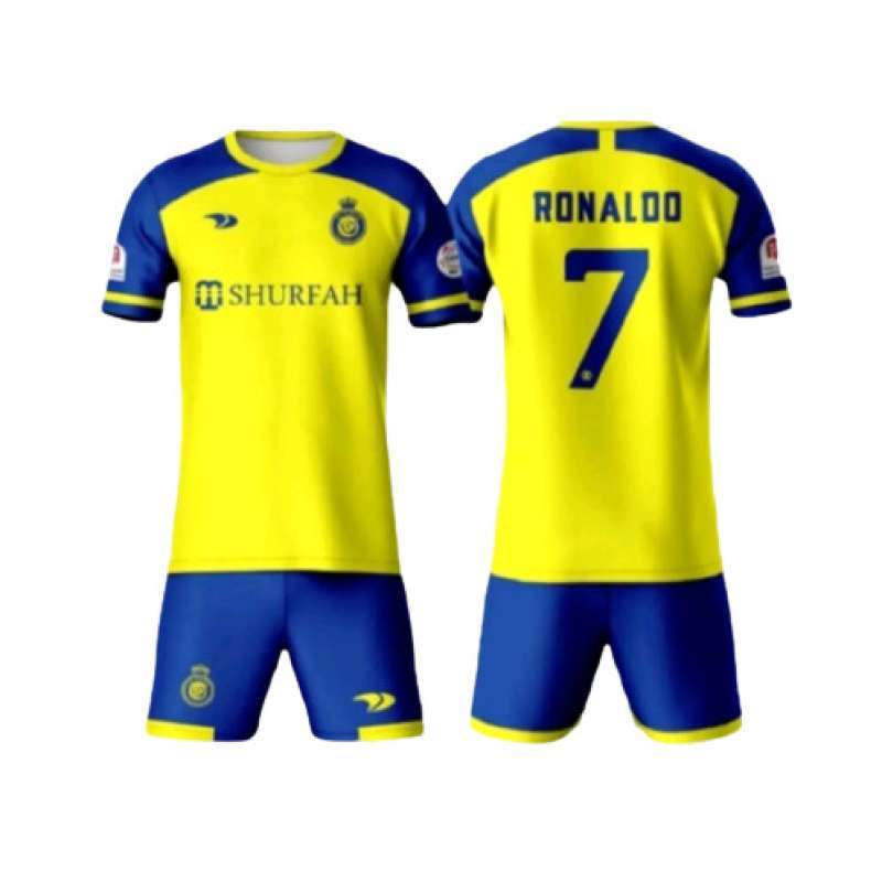 jual-jersey-bola-anak-cr7-ronaldo-al-nassr-home-terbaru-2023-baju