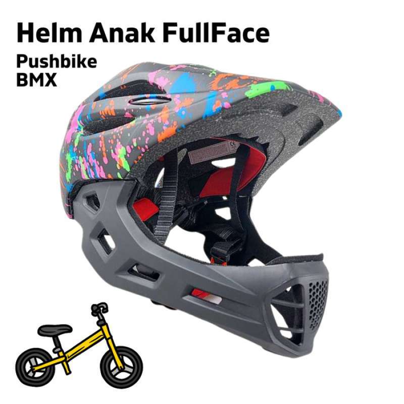 Jual Ftiier Helm Pushbike Balance Bike Sepeda Anak Full Face Multicolor Multi Cheekpad Di Seller Regstore Cengkareng Timur Kota Jakarta Barat Blibli