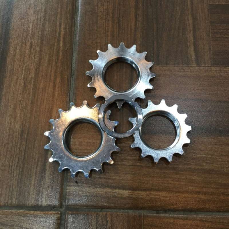 Pignone Fisso Per Bici Fixie 17 Denti – 1/2x1/8 Argento Nichel, Cyclists' Choice