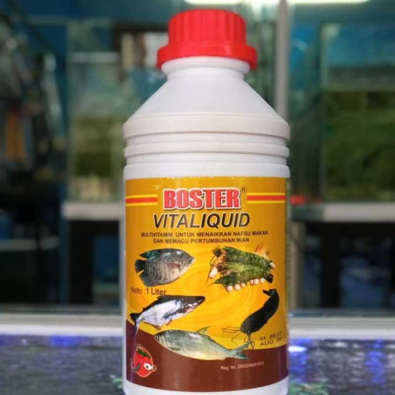 Jual Boster Vitaliquid 1liter Multi Vitamin Untuk Pertumbuhan Ikan Di