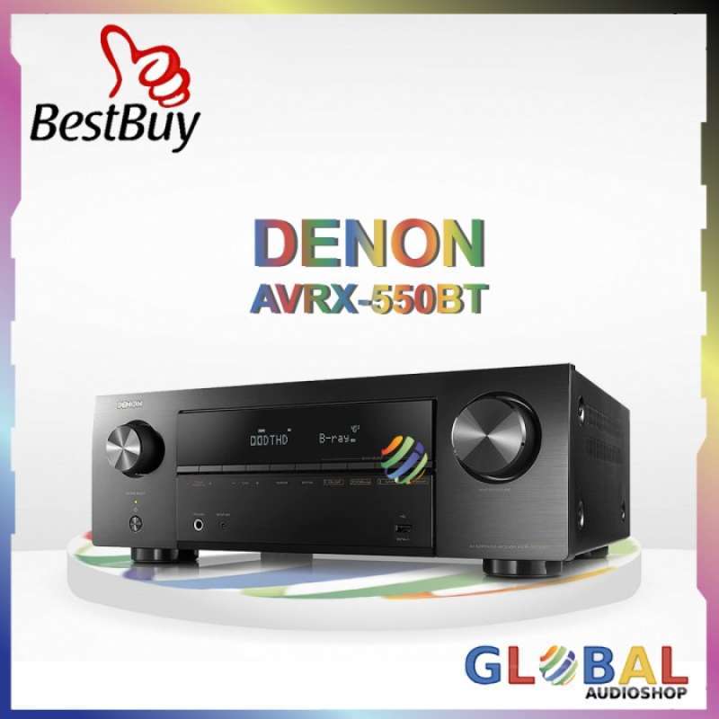 Promo Denon Avr-x550bt / Avr-x550 Bt / Avrx550 Bt 5.2 Channel Av ...