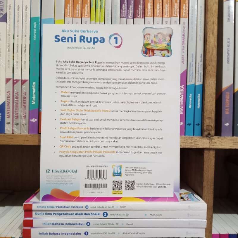 Promo Buku Seni Rupa Kelas 1 Sd Kurikulum Merdeka Platinum Diskon 23% ...