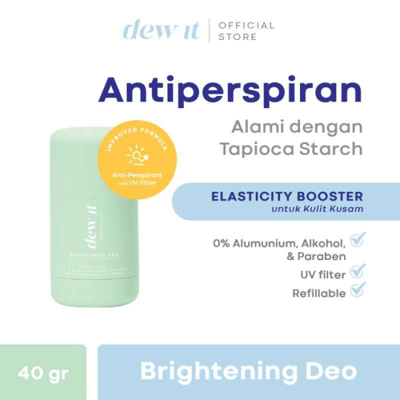 Jual Dew It Brightening Deodorant With Uv Filter Antiperspiran