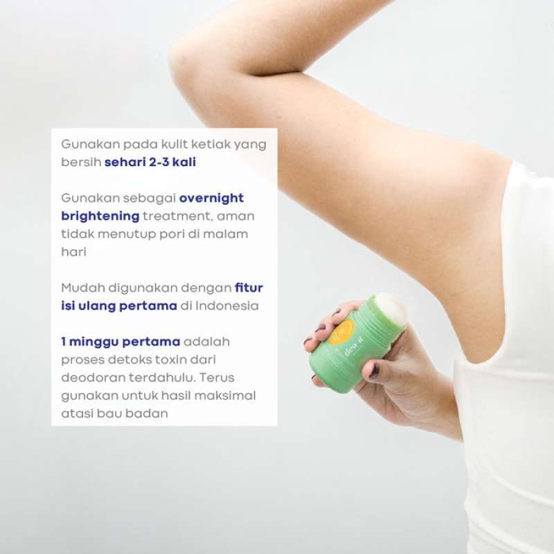 Jual Dew It Brightening Deodorant With Uv Filter Antiperspiran