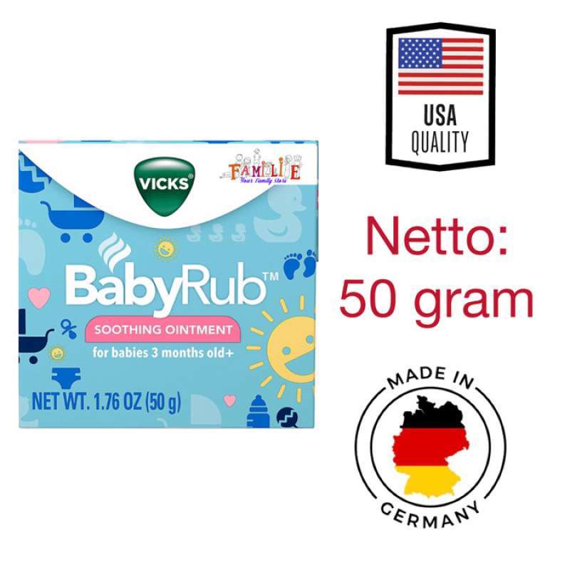 Promo Vicks Babyrub Baby Balsam Chest Rub Ointment Usa Origin Diskon