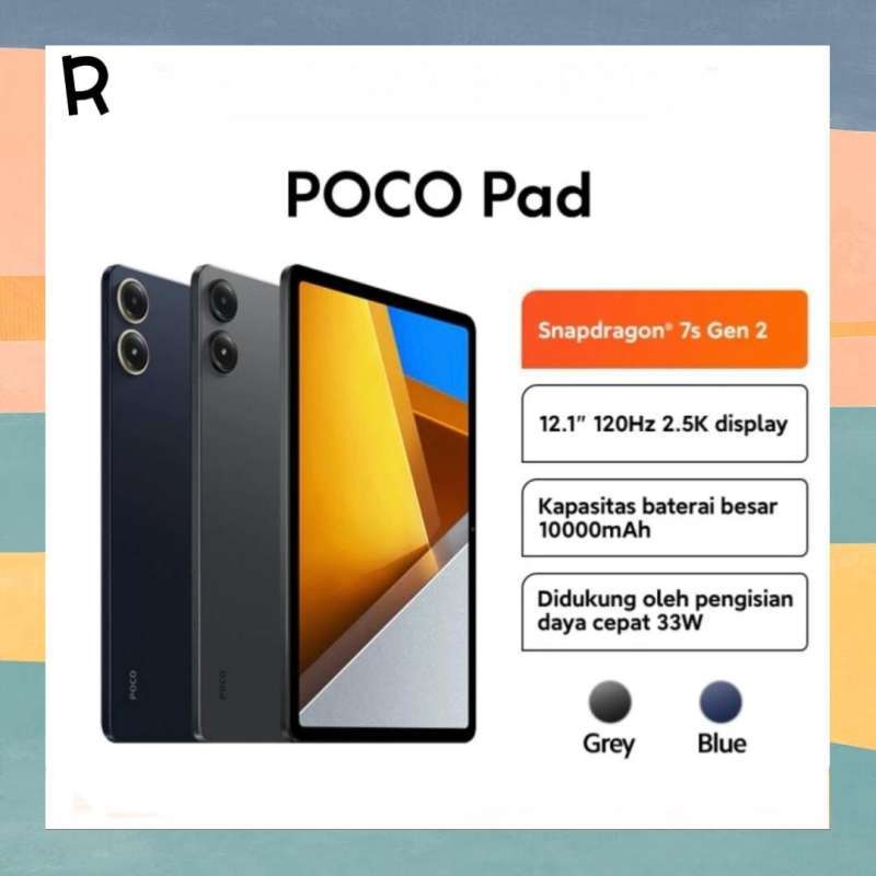 国内版POCO Pad 8GB RAM 256GB ROM グレー カバー付き Xiaomi Poco Pad 8GB RAM 256GB Wifiモデル グレー 12インチ