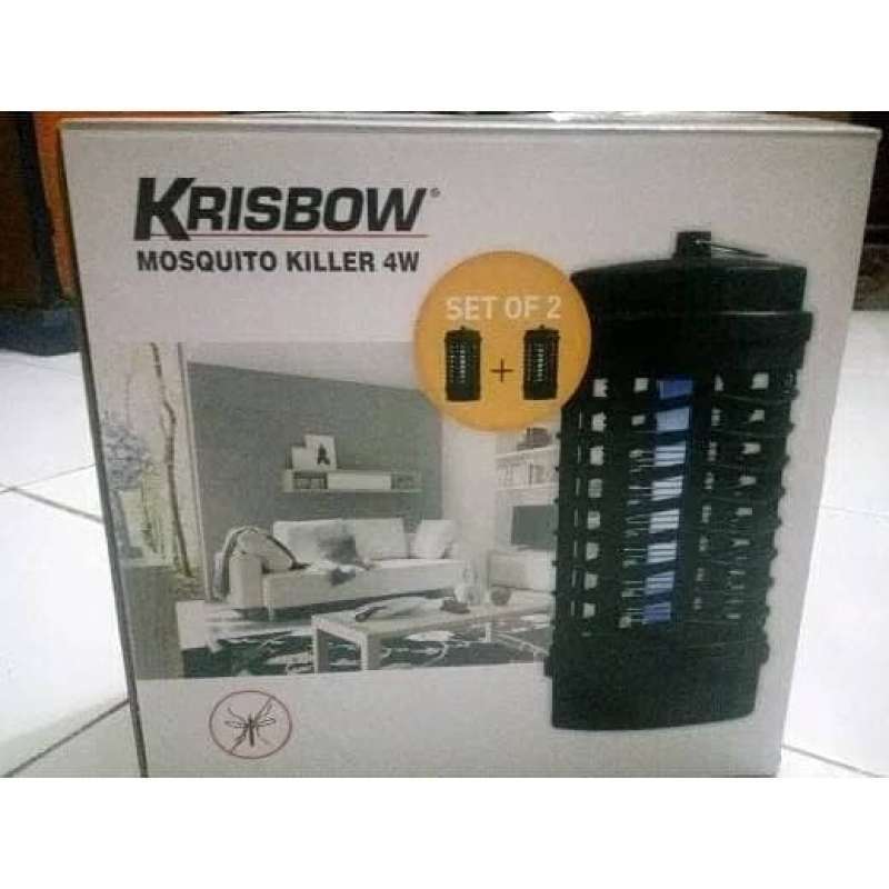 Promo Krisbow Mosquito Killer Perangkap Nyamuk Dengan Uv 4 Watt Isi 2 ...