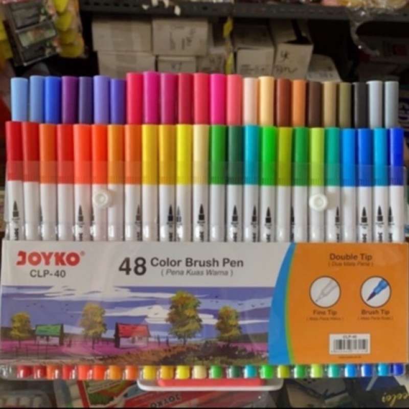 Joyko 48 Color Brush Pen Joyko Brush Pen 48 Dual Brush Pen Joyko