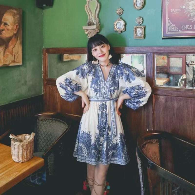 Jual Lauren Casual Mini Dress Pantai Wanita Bohemian Dress Beachwear Bali Blue Di Seller Zenin Cengkareng Timur Kota Jakarta Barat Blibli