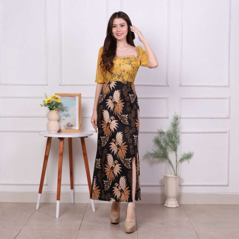 Jual 5bdd Real Pic Dress Maxi Brokat Batik Slit Pesta Etnik Anggun Lunna Xl Maroon Di Seller Zenin Cengkareng Timur Kota Jakarta Barat Blibli